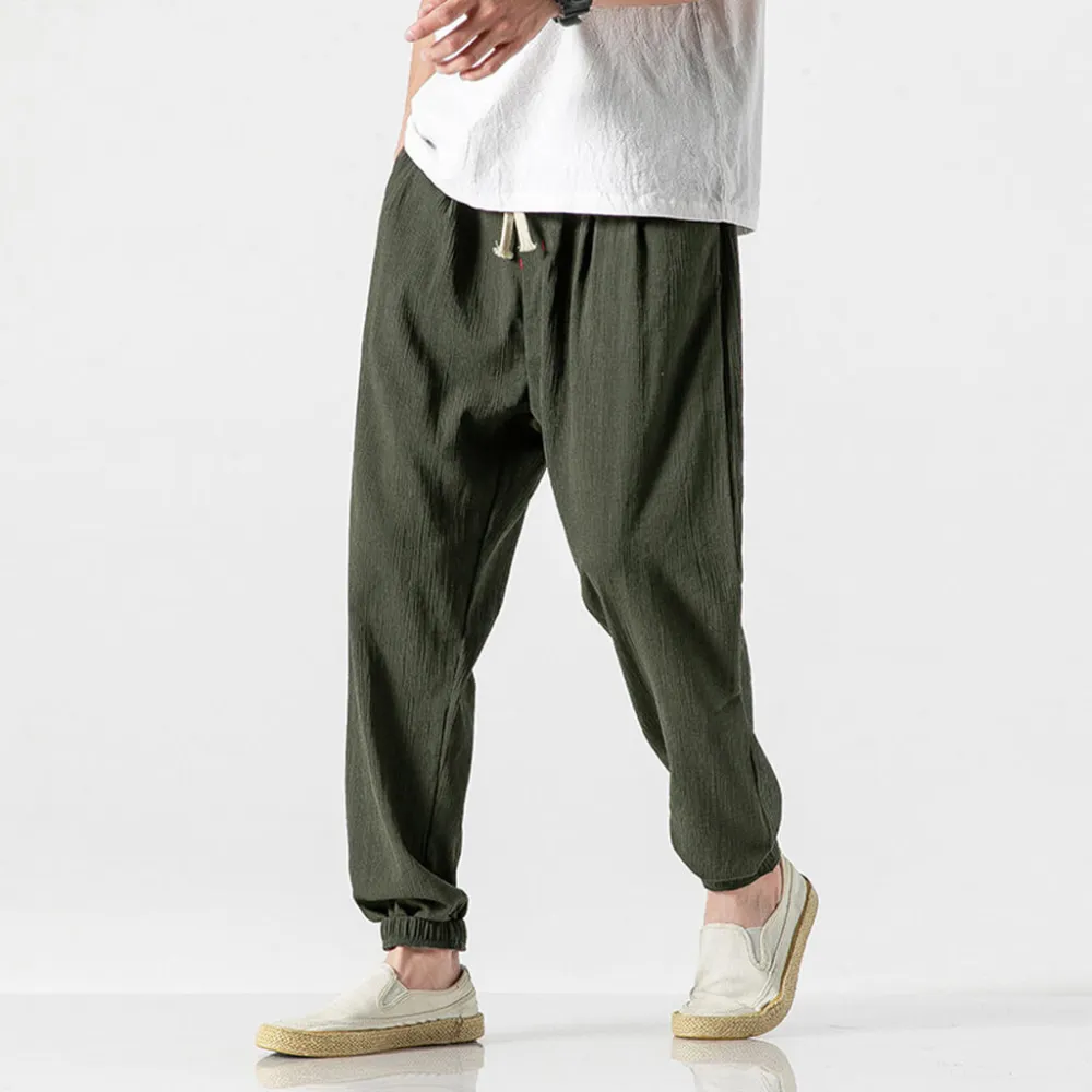 Lightweight Wide Harem Pants