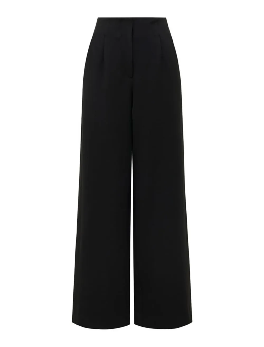 Petite High-Waist Wide-Leg Pants