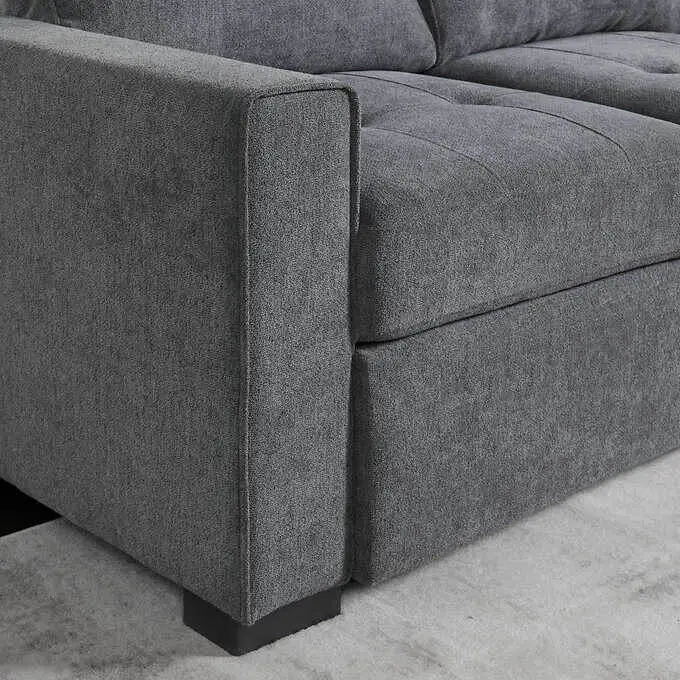 Kendale Sleeper Sofa With Storage Chaise