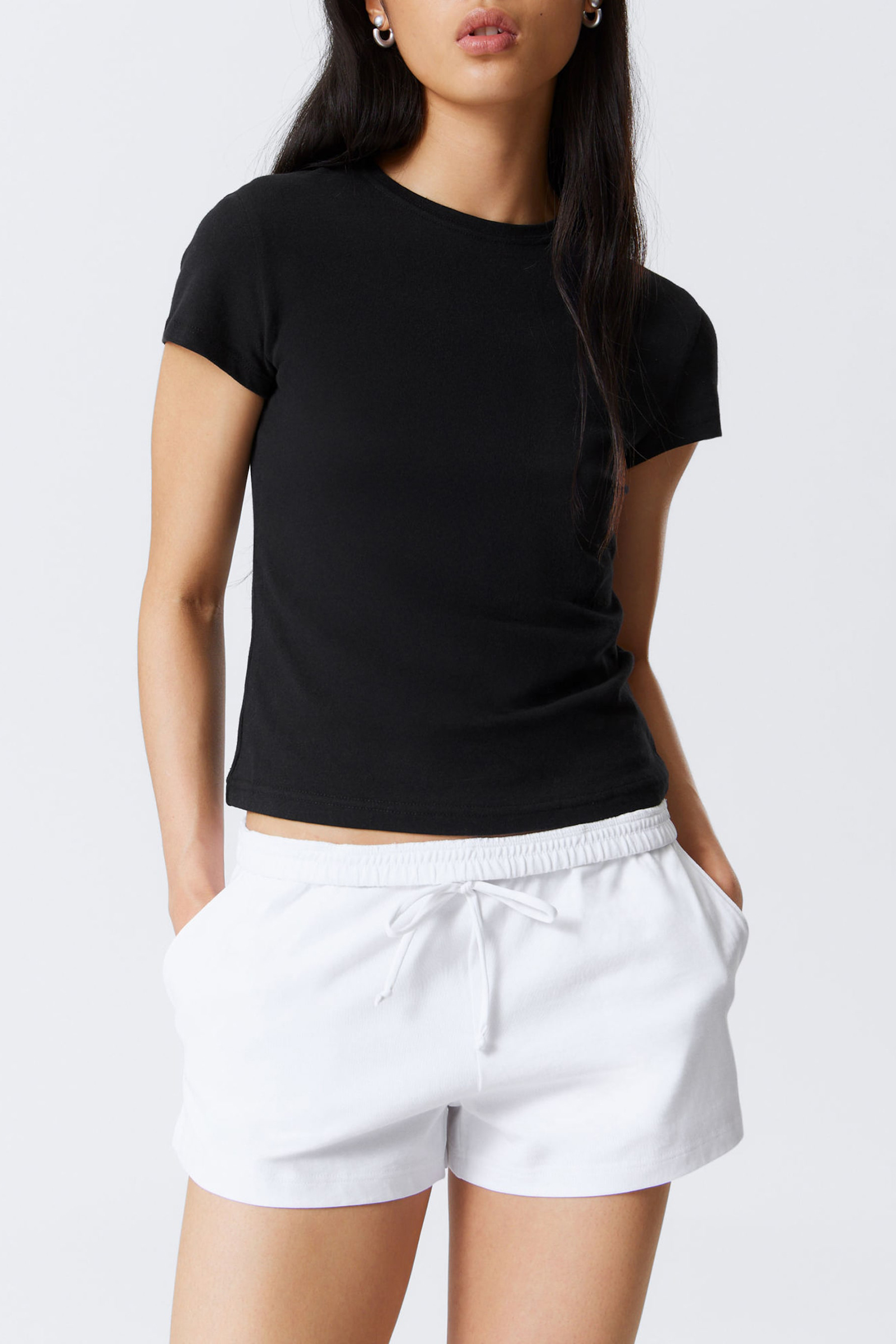 Slim Crew Neck Cotton T-Shirt