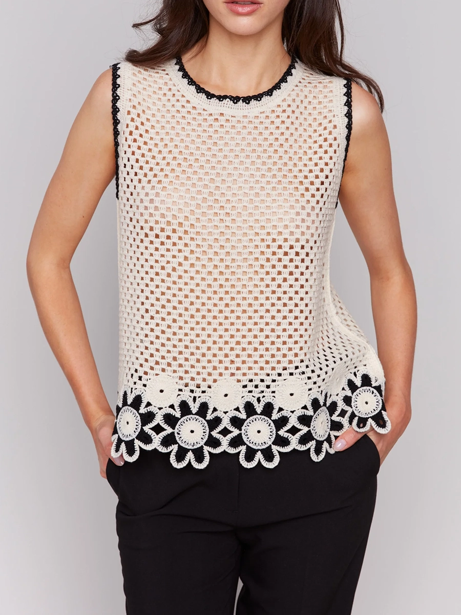 Versatile Casual Holiday Style Striped Vest For Women