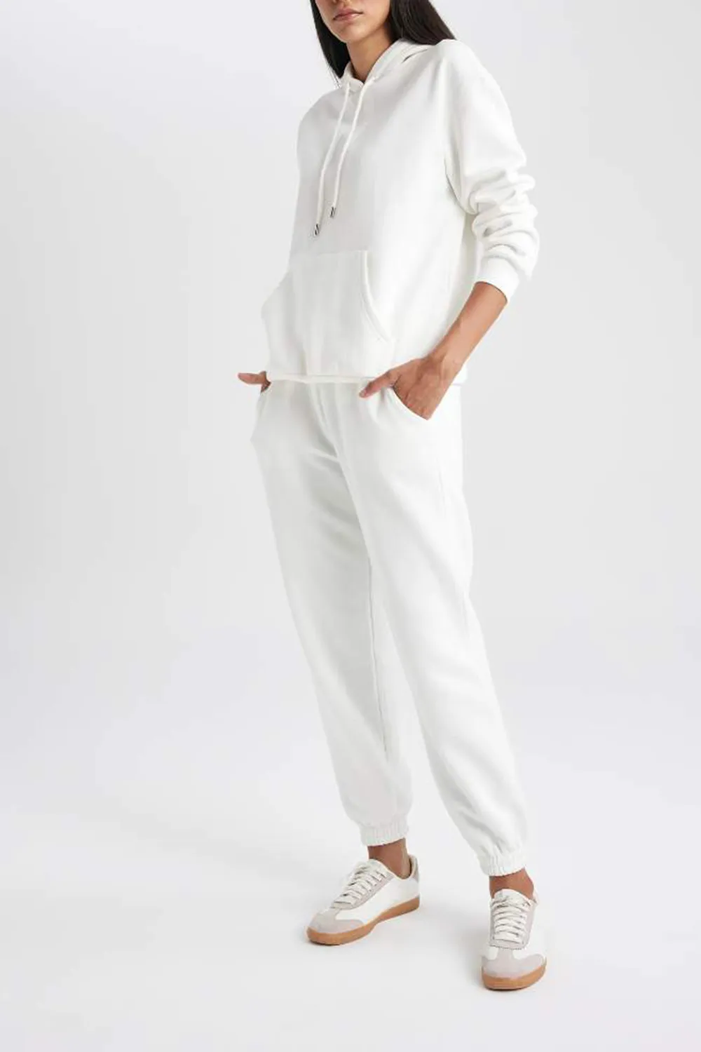 Casual Solid Straight Pants