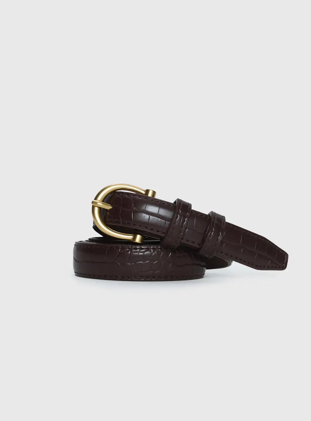 Street Style Buckle Faux Leather Belt