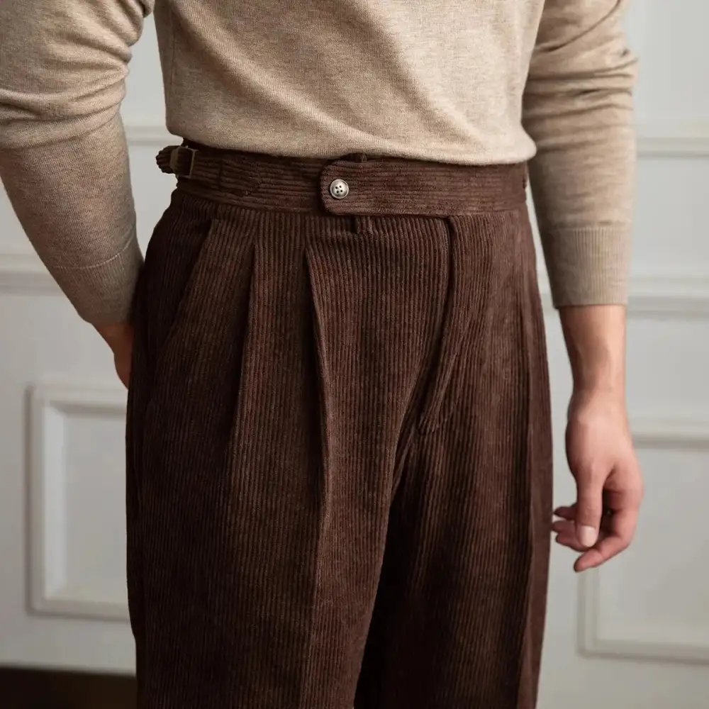 Men's Relaxed Corduroy Casual Trousers