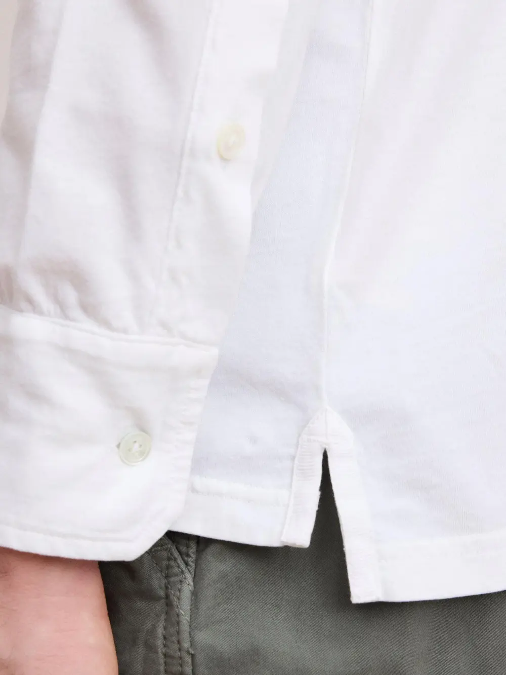 Comfortable Casual Breathable Daily Ivory Polo Shirt