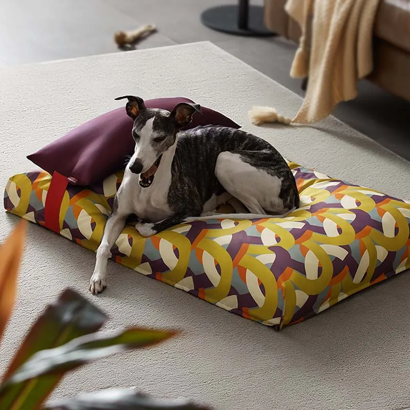 Calming Medium Large Dog Bed With Pillow