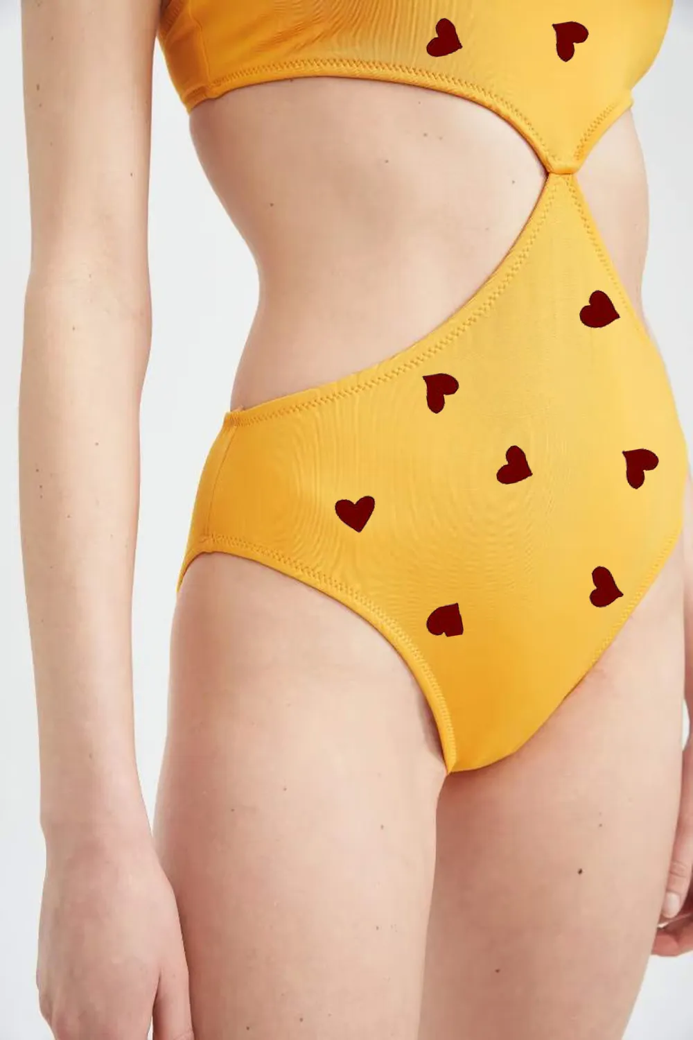 Regular Fit Cut Out Swimsuit