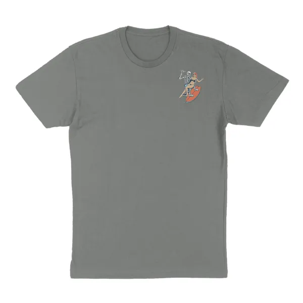 Pure Cotton Round-Neck Ocean Sports T-Shirt