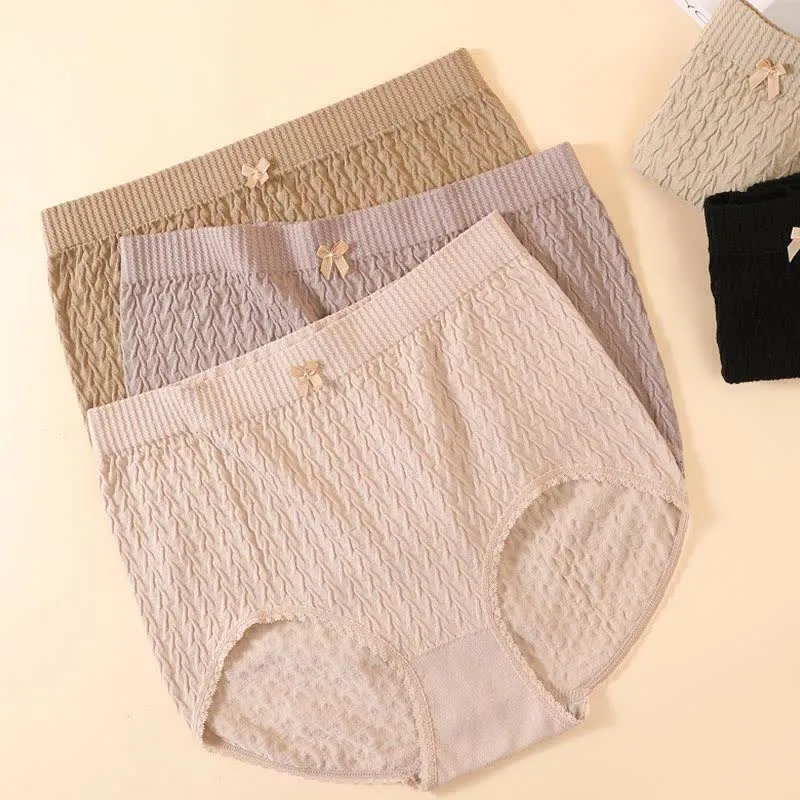 Plus Size High Waist Soft Touch Breathable Panty