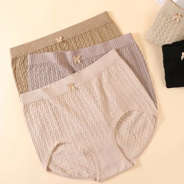 Plus Size High Waist Soft Touch Breathable Panty