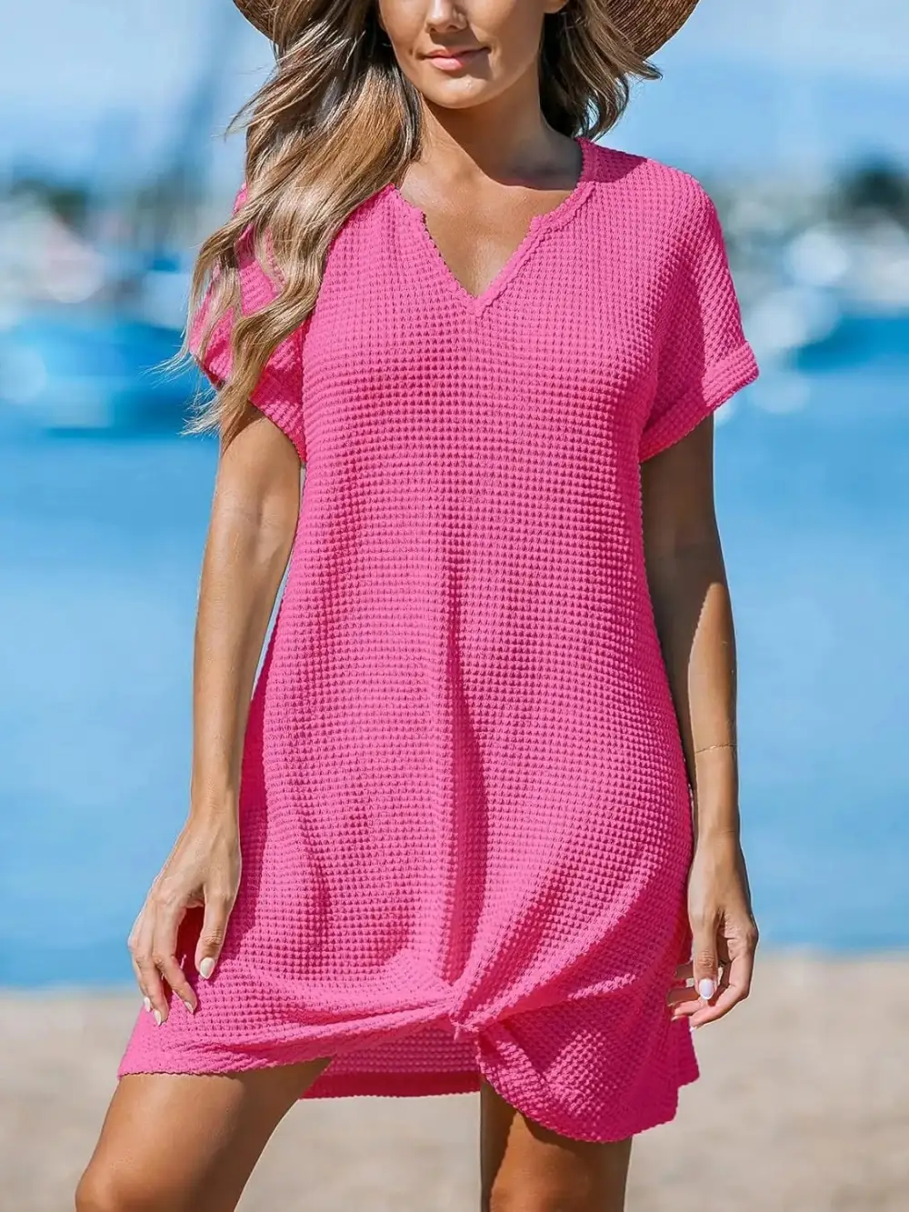 Polished Soft A-Line Midi Dress