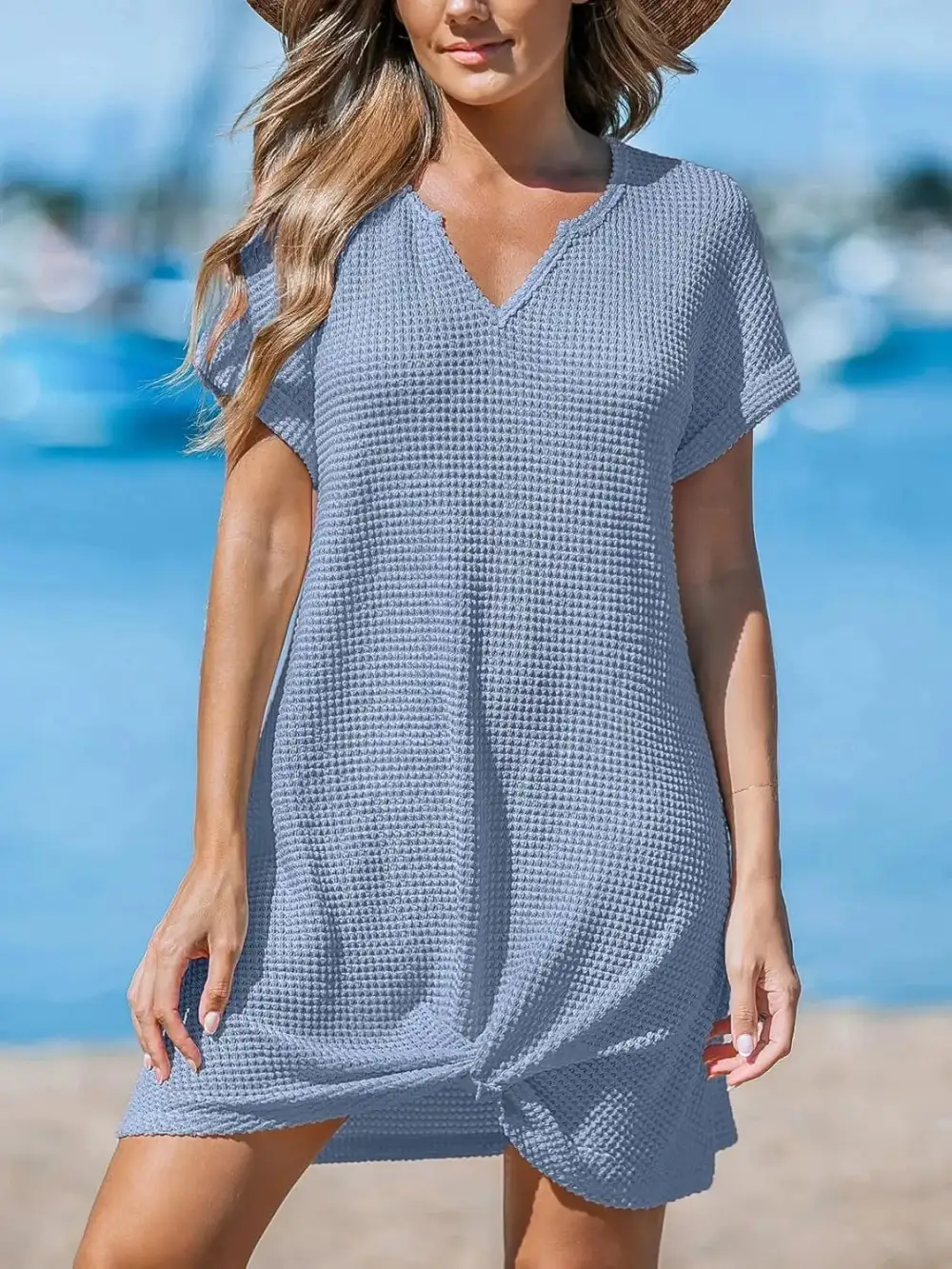 Polished Soft A-Line Midi Dress