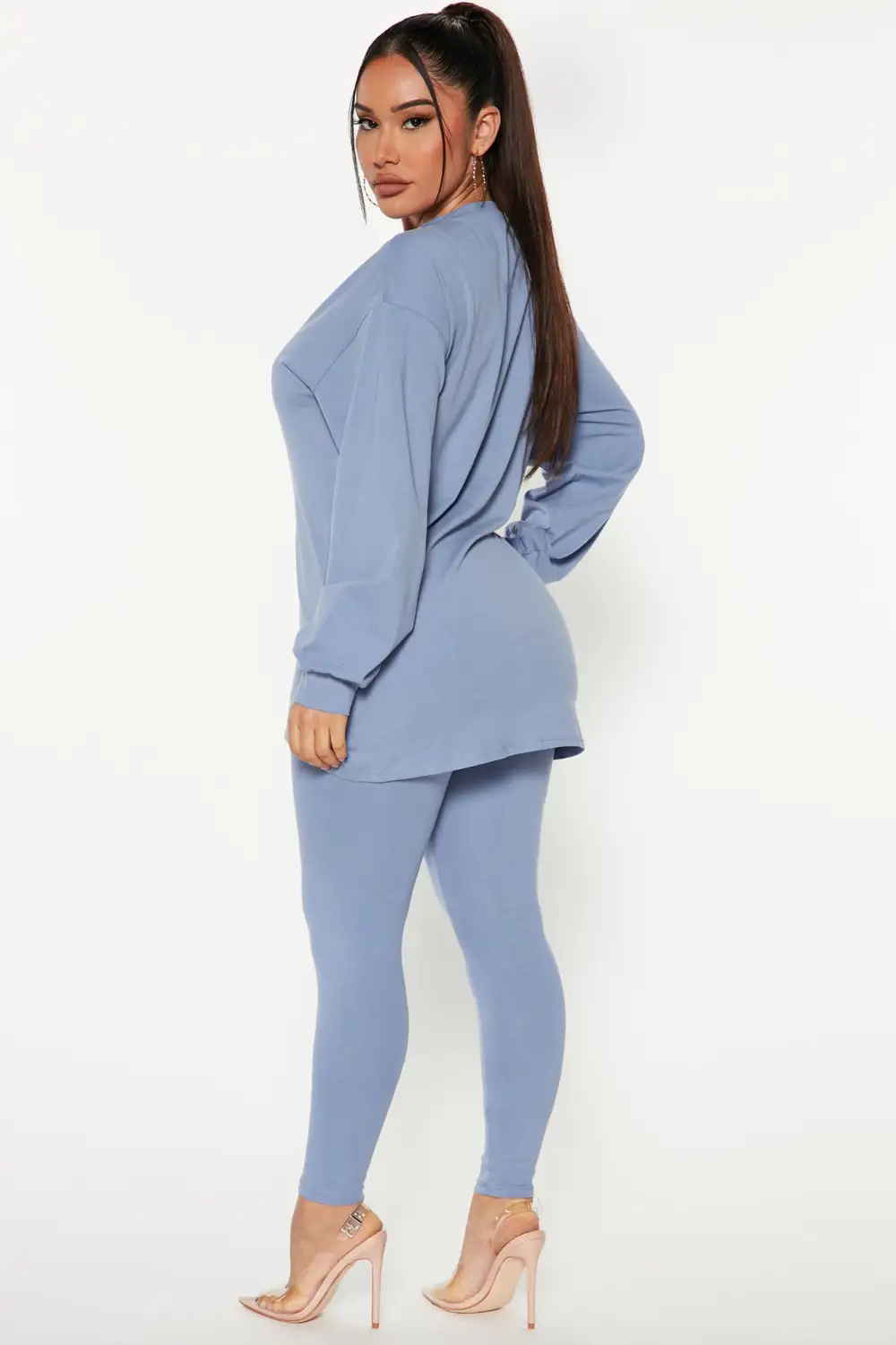 Paparazzi Legging Set - Dusty Blue