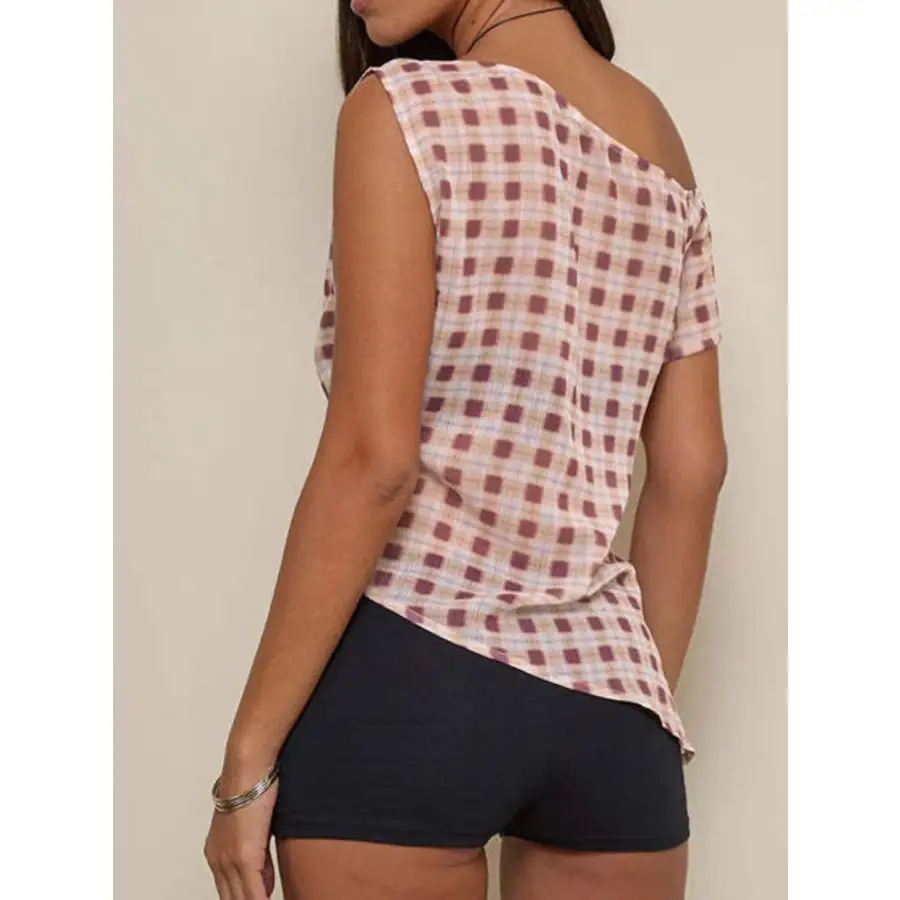 One Shoulder Tank Top