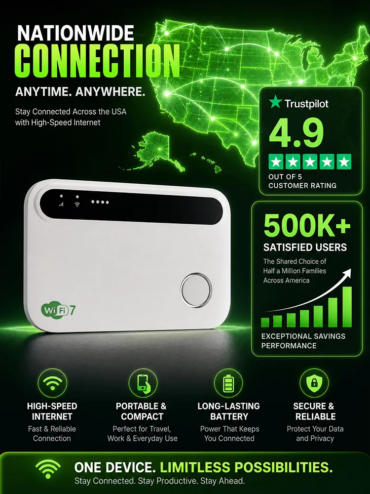 Satellite high-speed portable WiFi