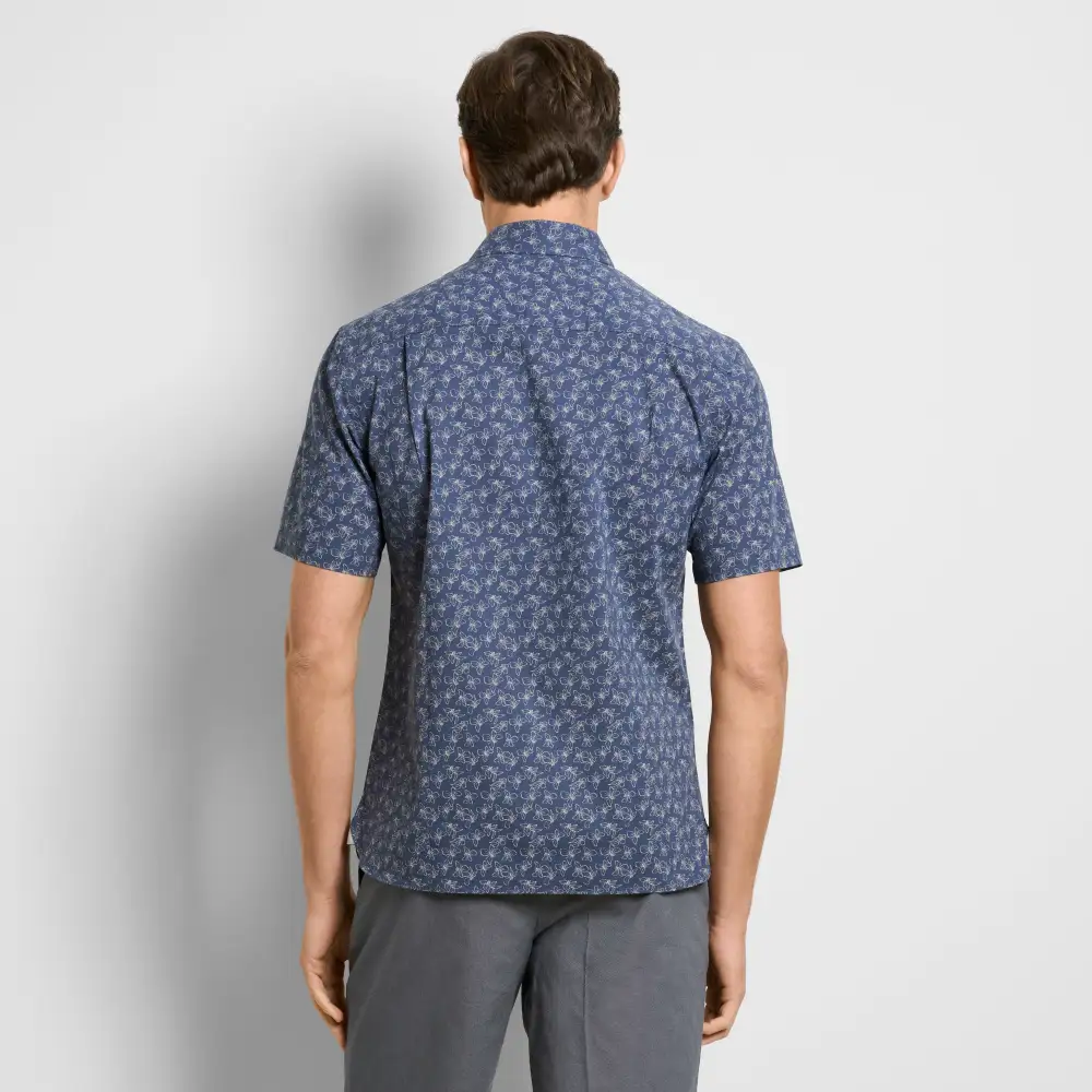 Easy Care Print Short Sleeve Shirt