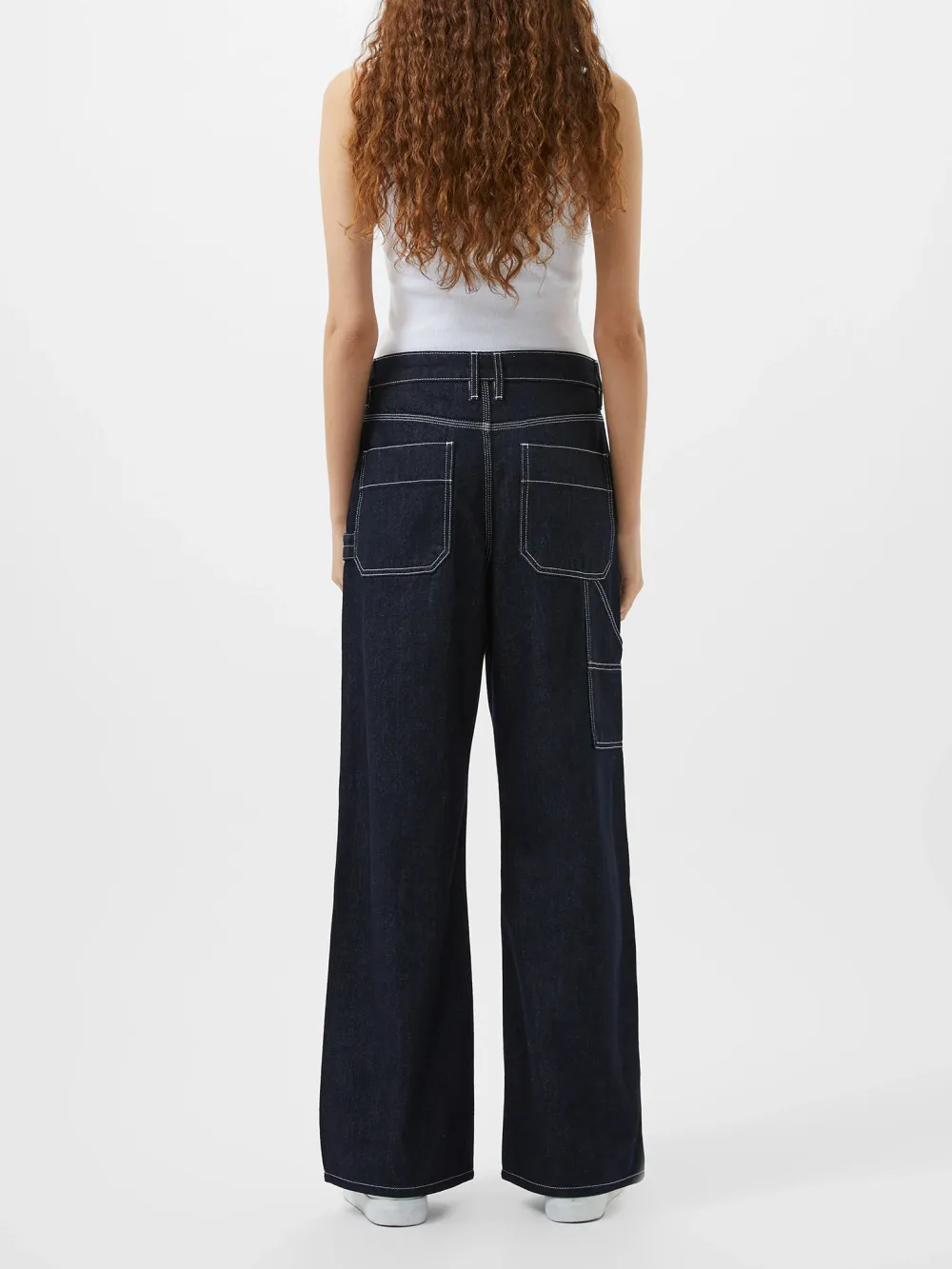 Designer Contrast Denim Blue Jeans