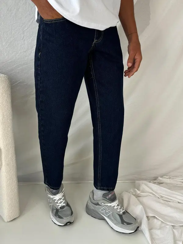 Simple And Daily Comfortable Indigo Denim