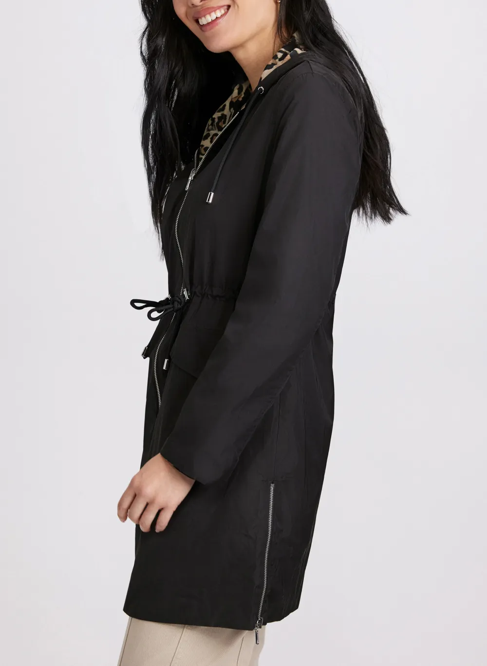 Double-Sided Print Nylon Coat