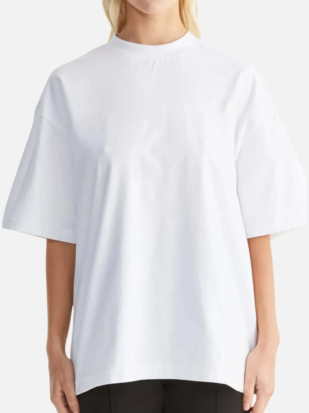Plain Half Sleeve Round Neck Top