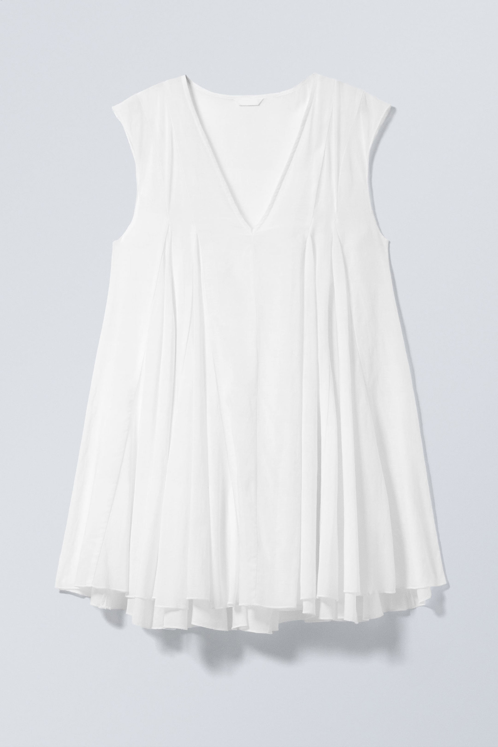 High-Low V-Neck Sleeveless Dress