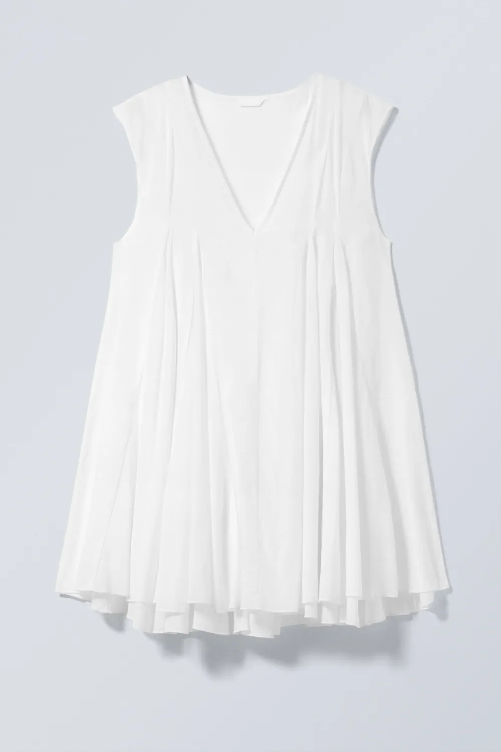 High-Low V-Neck Sleeveless Dress