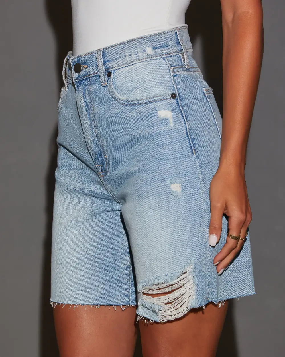 Ribbed Knit Short