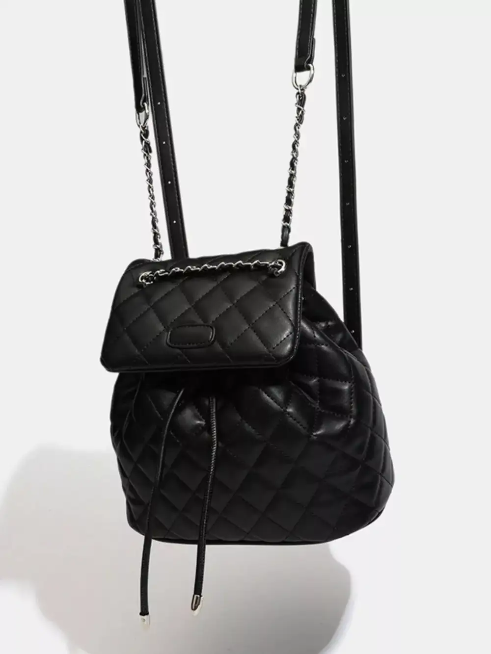 Quilted Chain Backpack