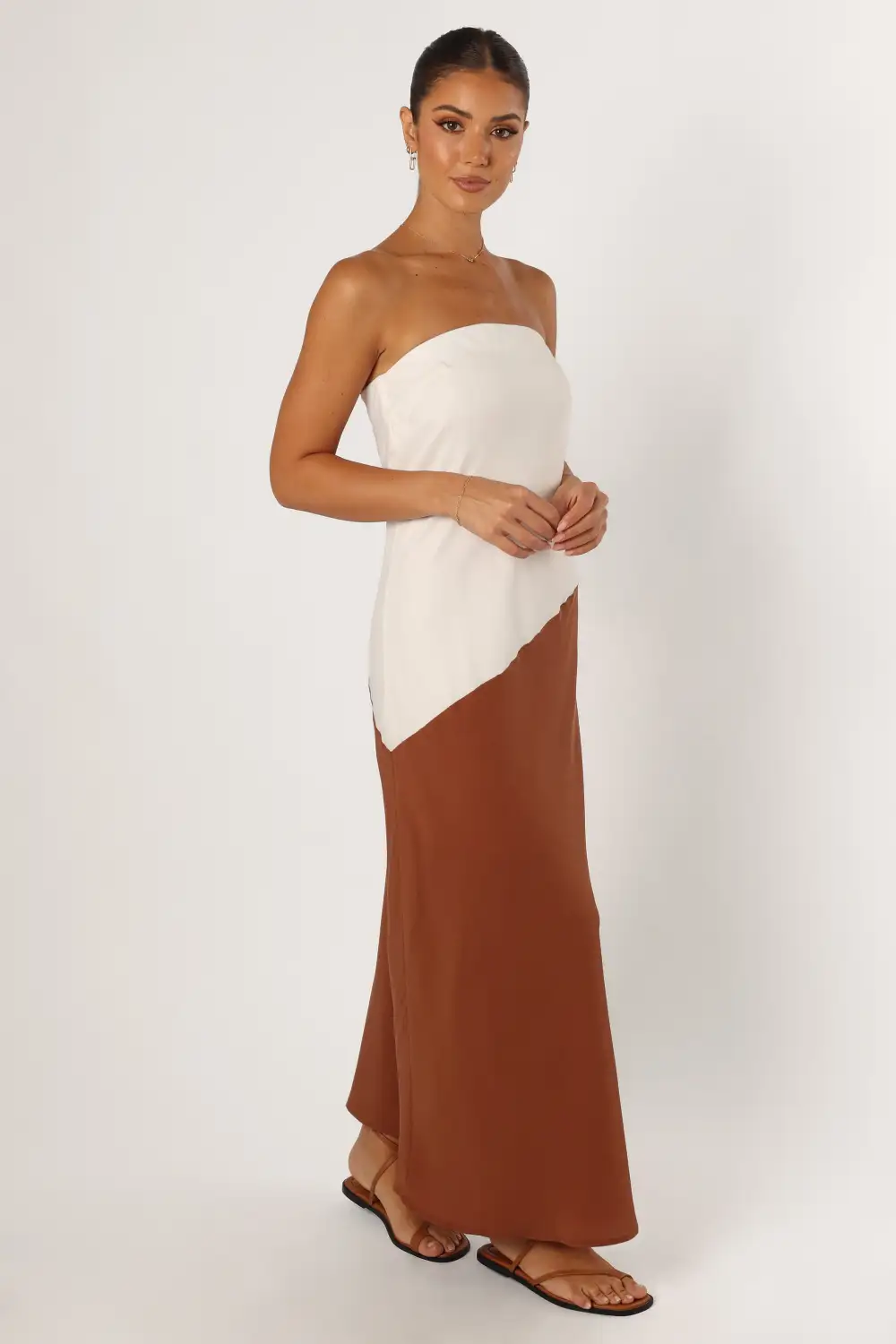 Joanna Maxi Dress - White Choc