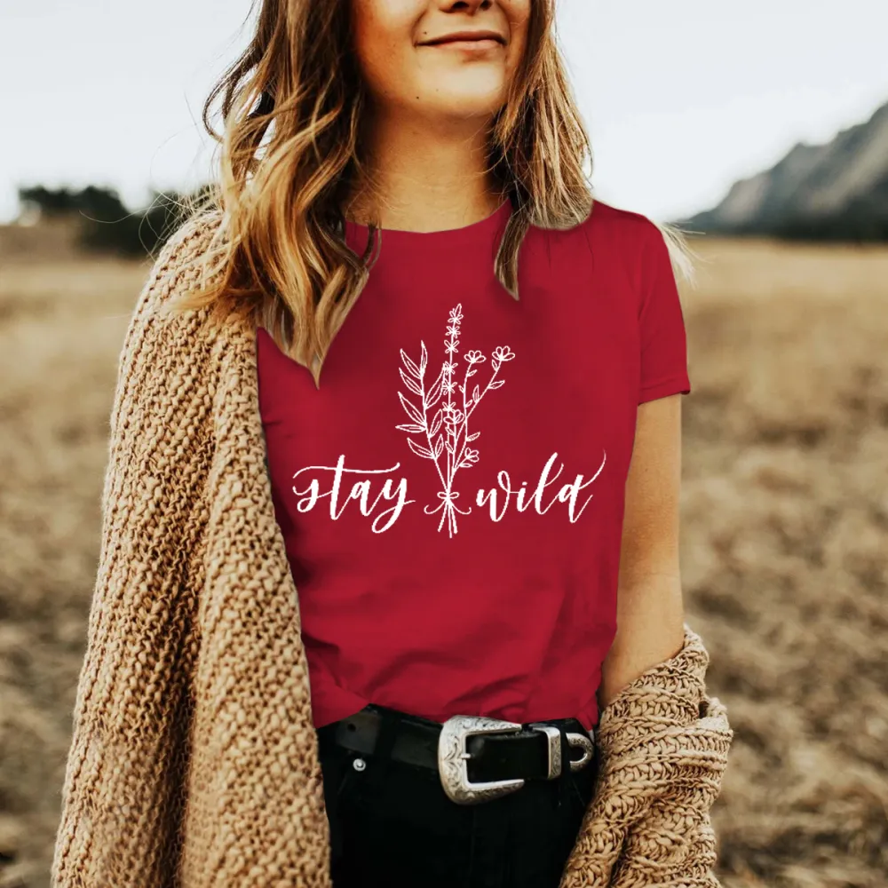 Stay Wild Flower T-shirt