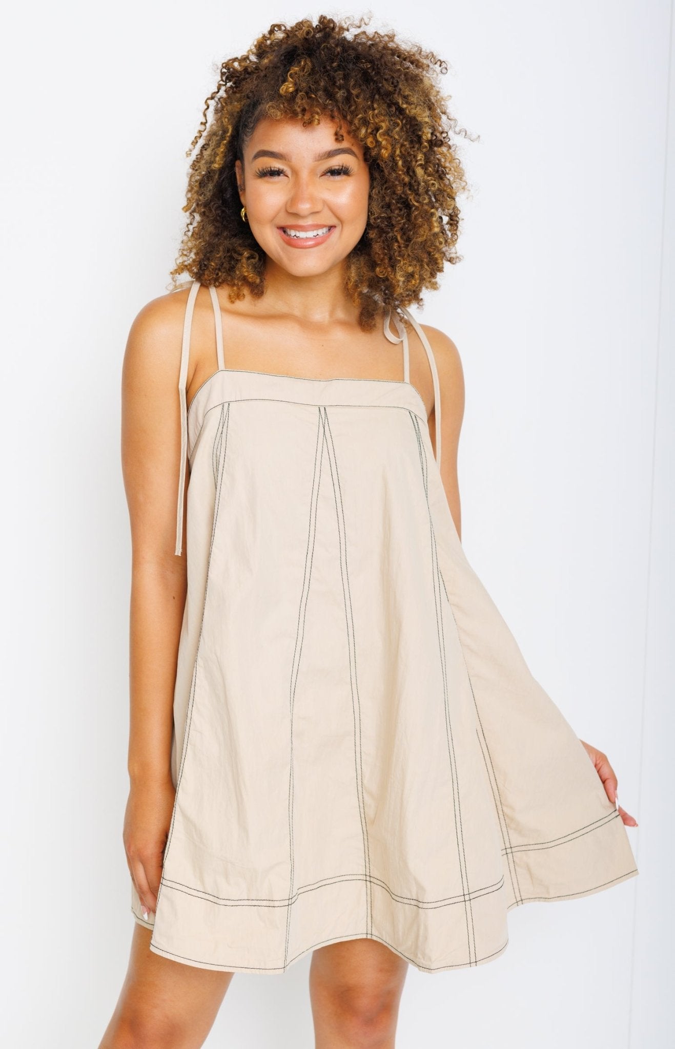 The Westwood Mini Dress, TAUPE