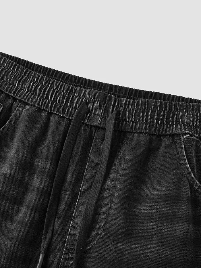 Men's Denim Polished Denim Pants