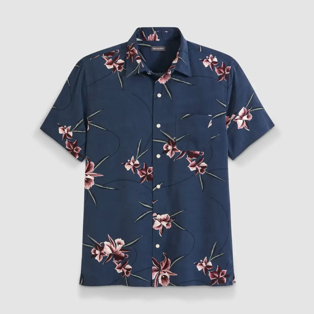 Weekend Print Camp Collar Shirt