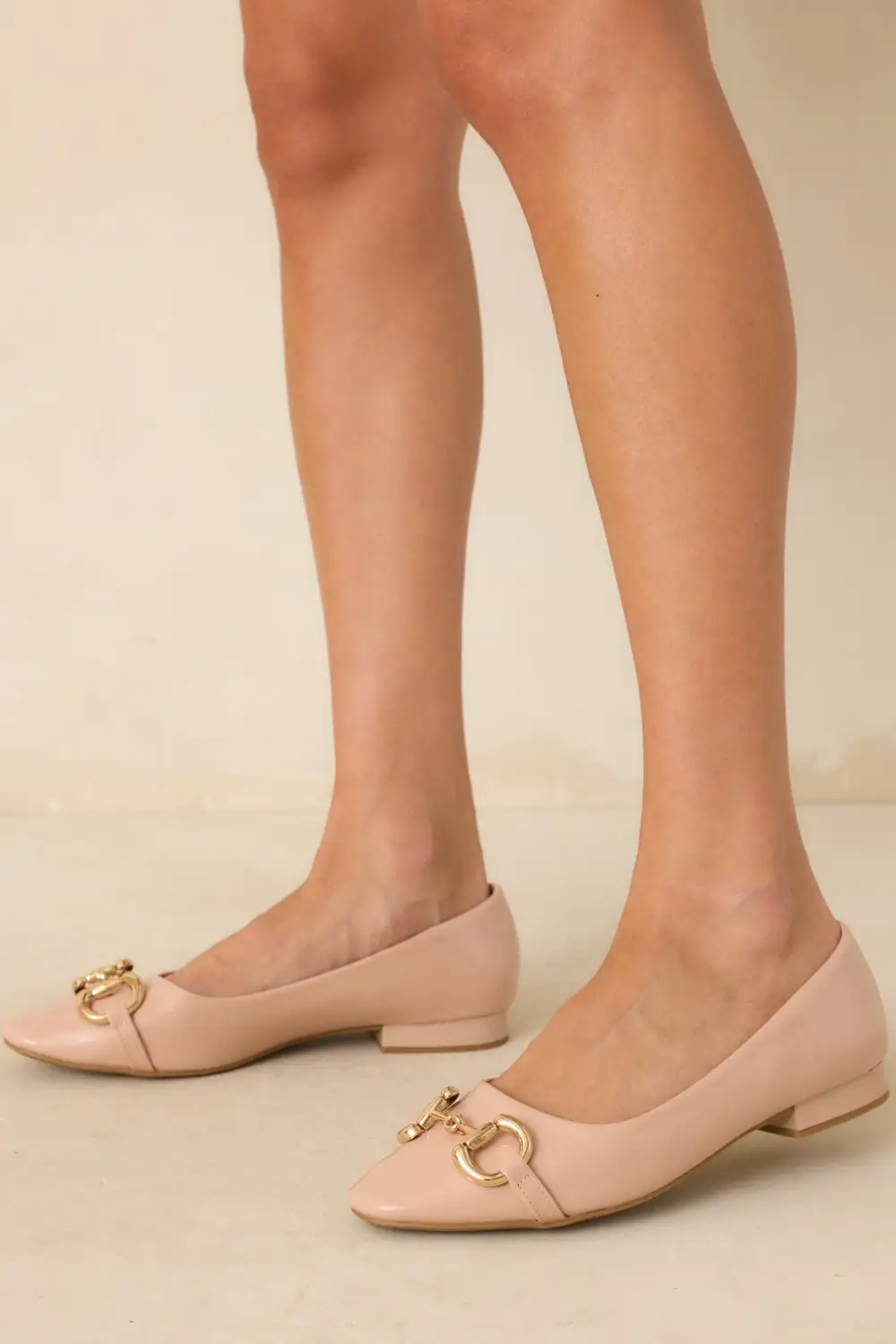 Fresh Faux Leather Leather Loafers