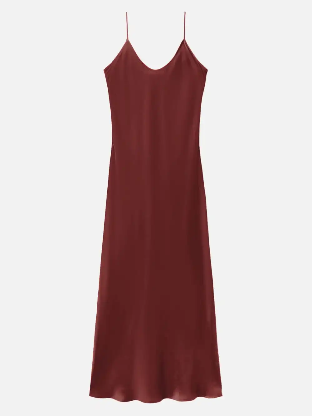 Plain Spaghetti Strap Ankle Dress