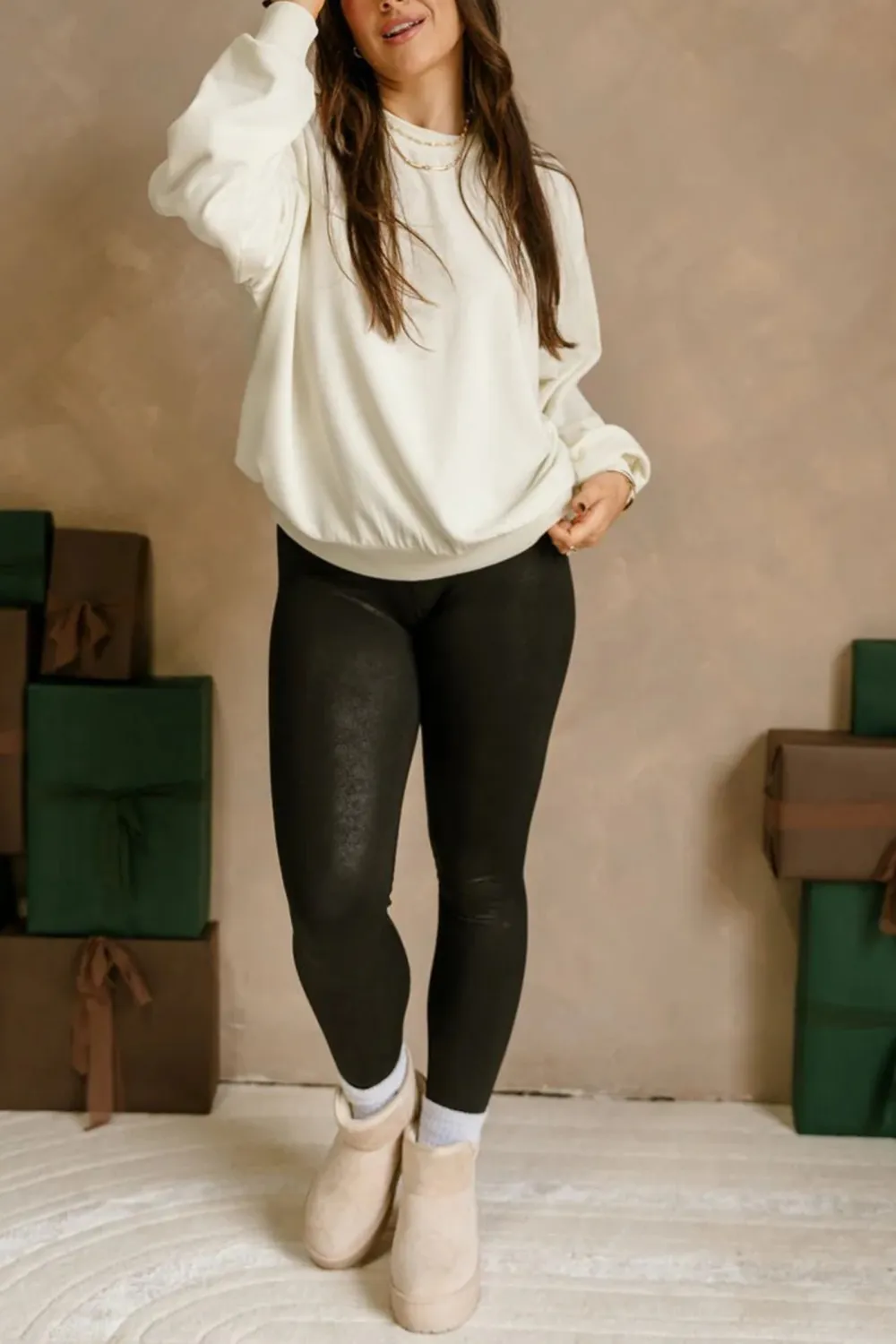Casual Round Neck Sweatshirt