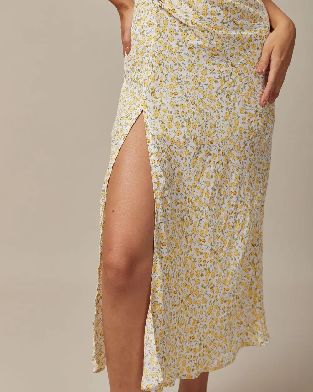 Floral Mid-Length Dress