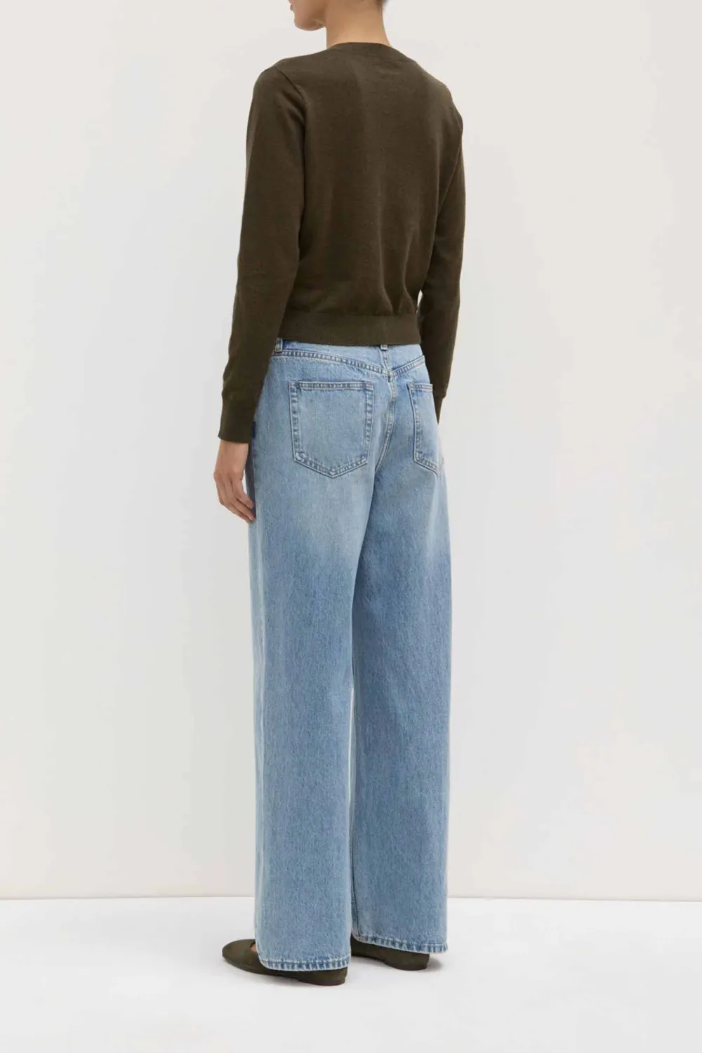 Slim Fit Long Sleeved Cashmere Sweater