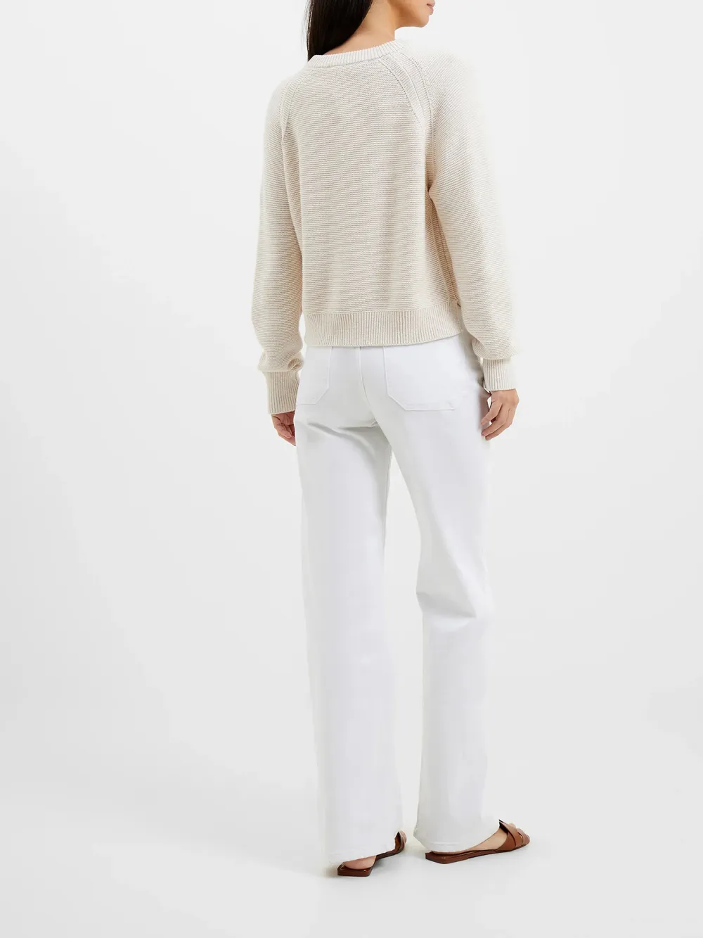 Simple Solid Color Crew Neck Sweater