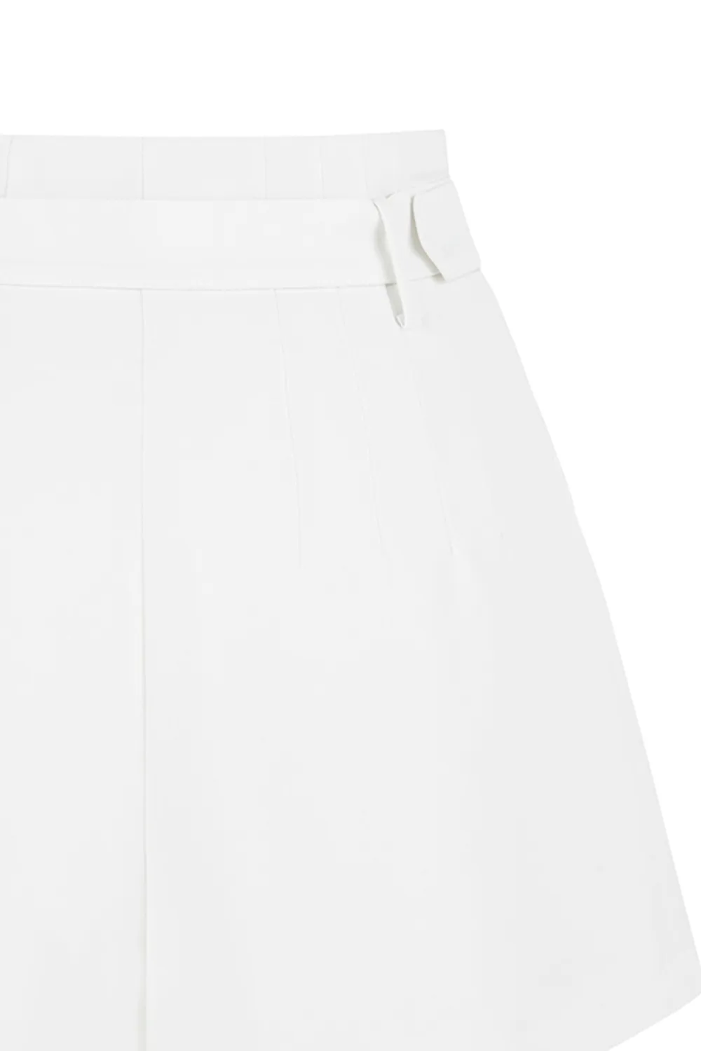 High Waist Short-White