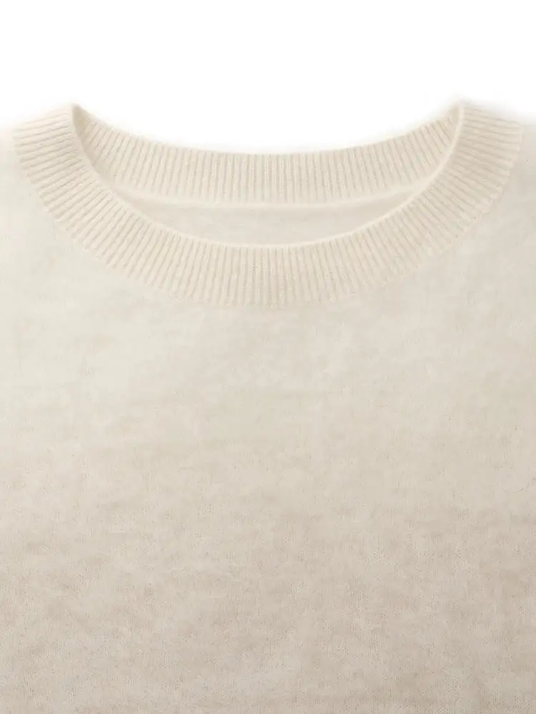 100% Brushed Cashmere Gradient Women Sweater