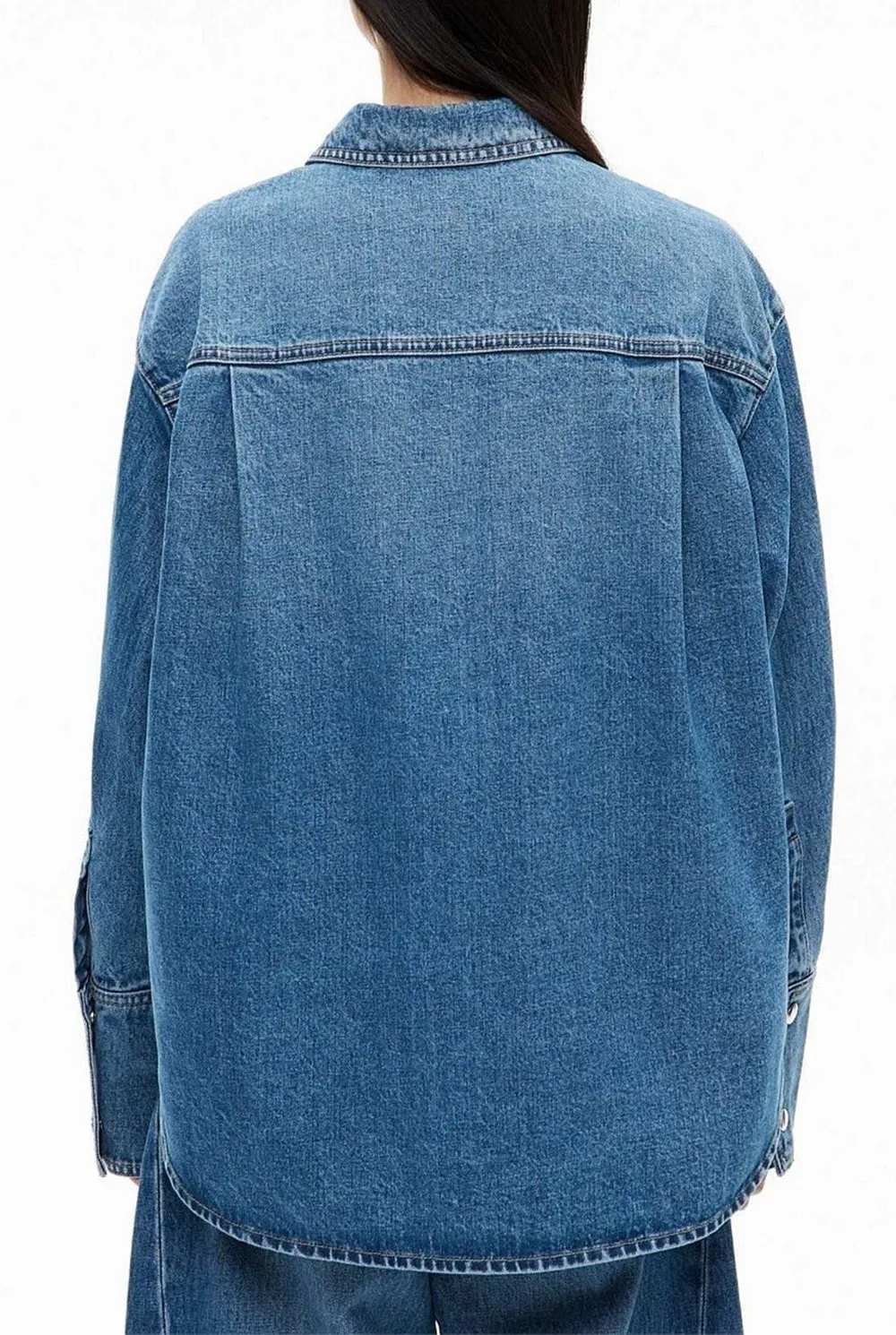 Light-Colored Denim Casual Shirt