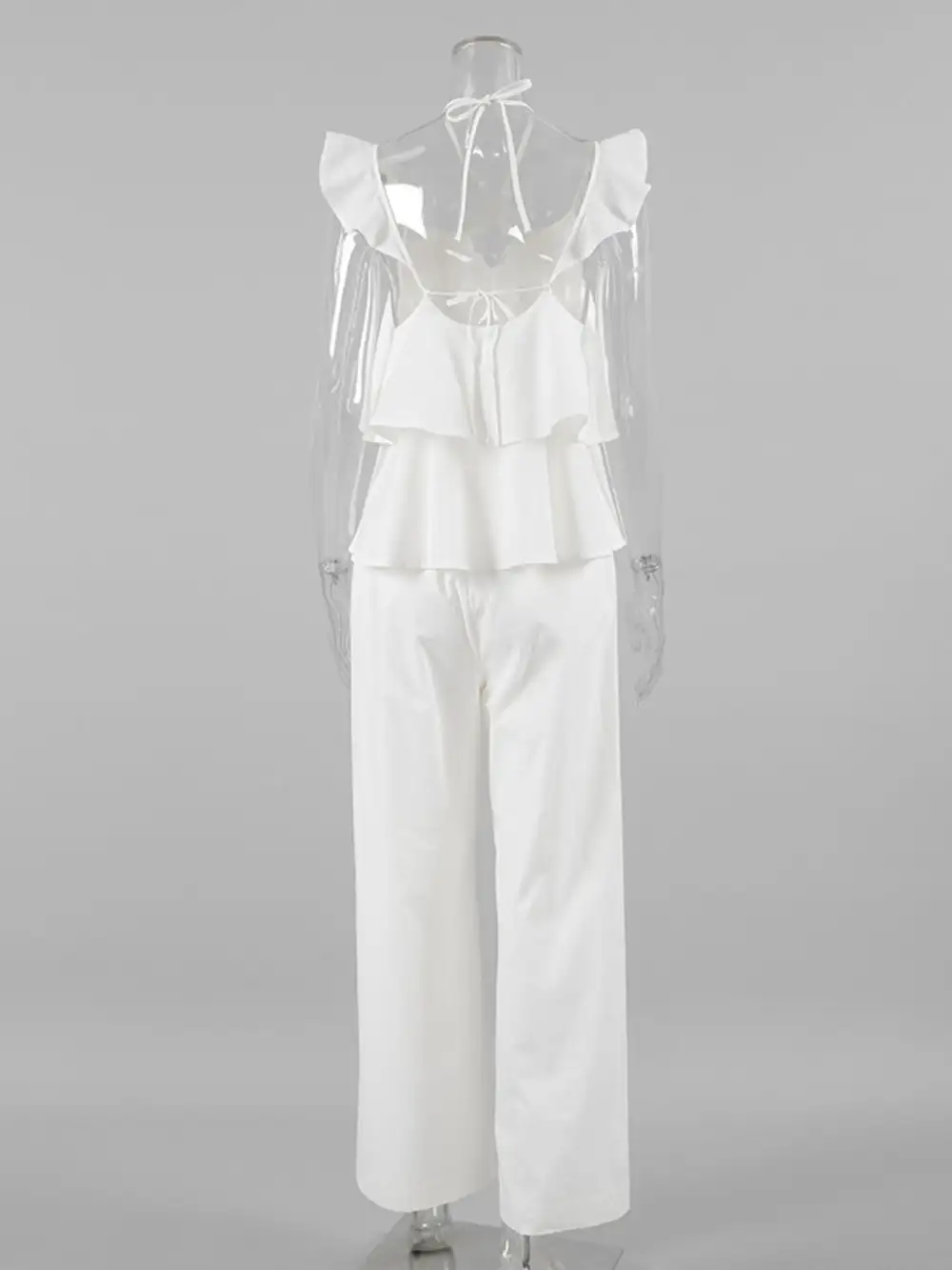 Ruffle Layered Jumpsuit