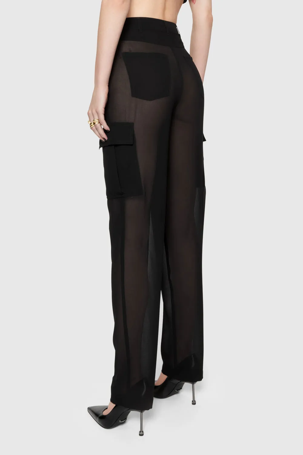 Sheer Cargo Pant