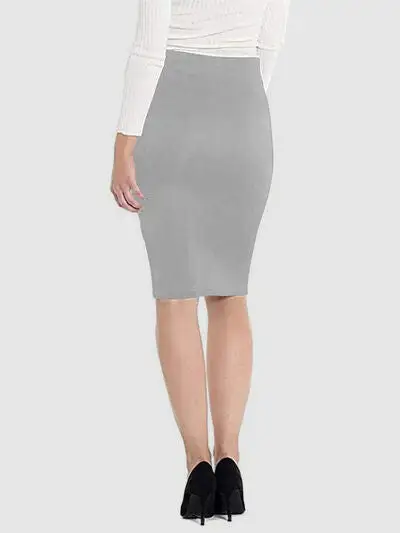 High-Waist Wrap Skirt