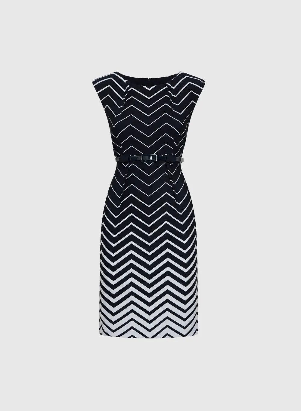 Black And White Gradient Dress