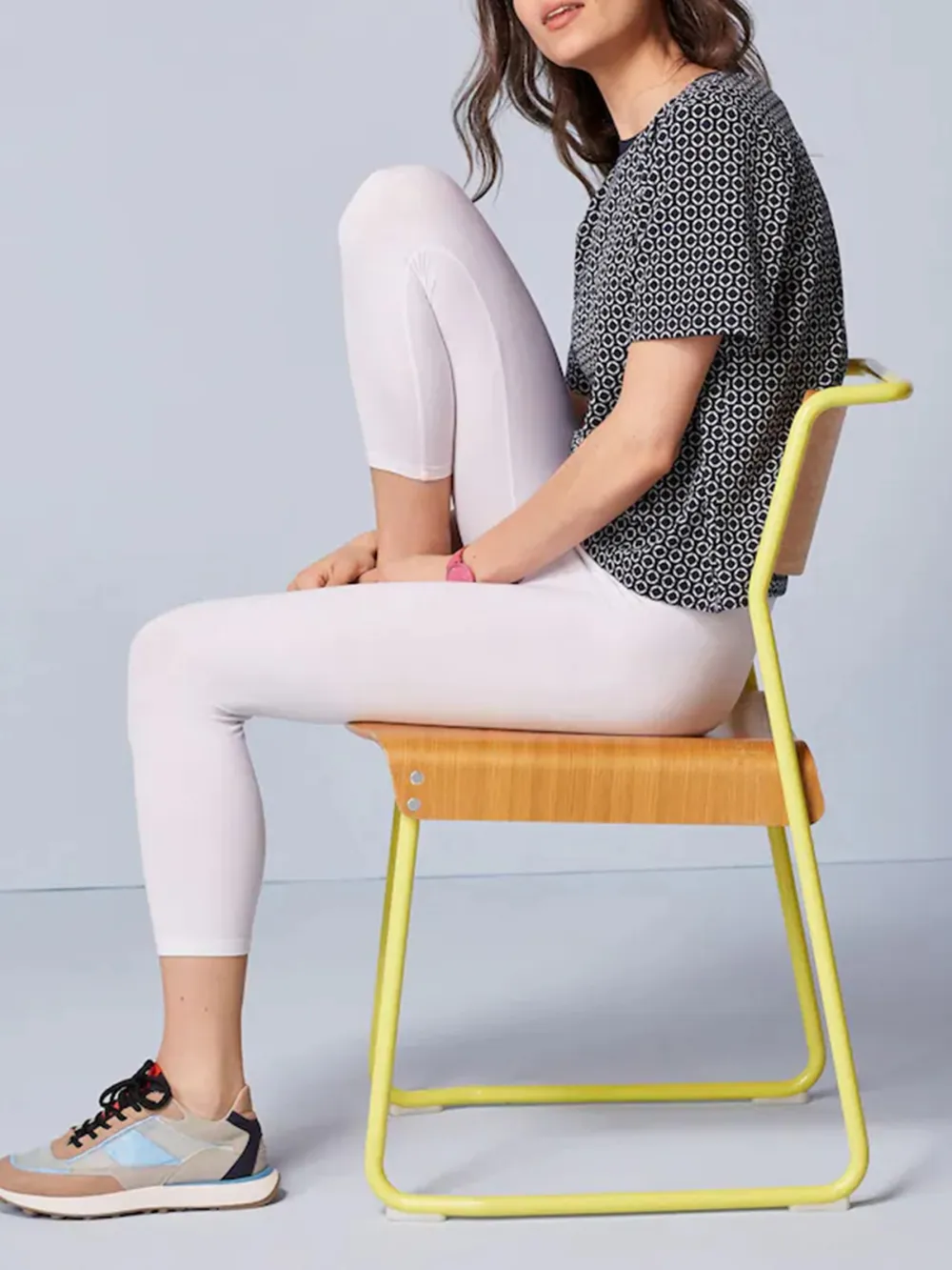 Solid Color Leggings For Sports And Leisure