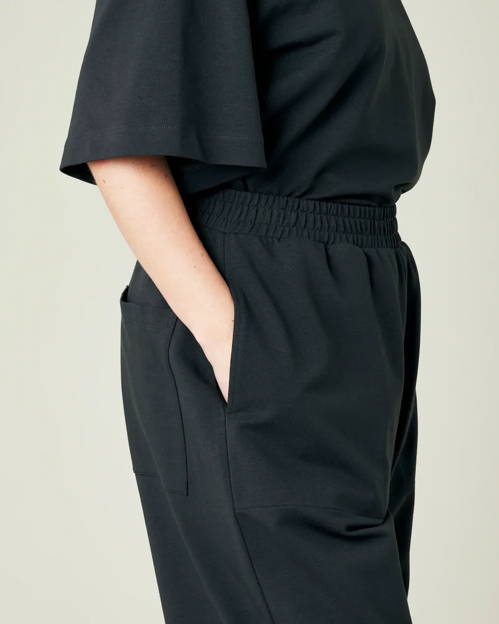 COTTON JERSEY TROUSERS