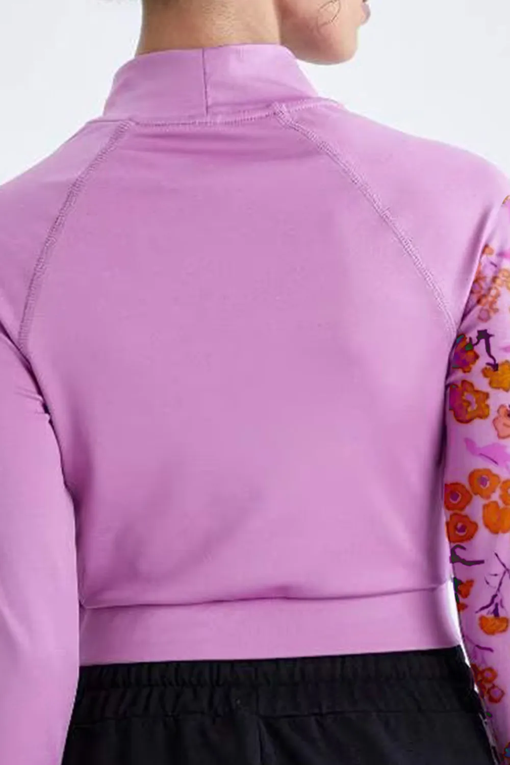 Slim Fit Long Sleeve Crop Top