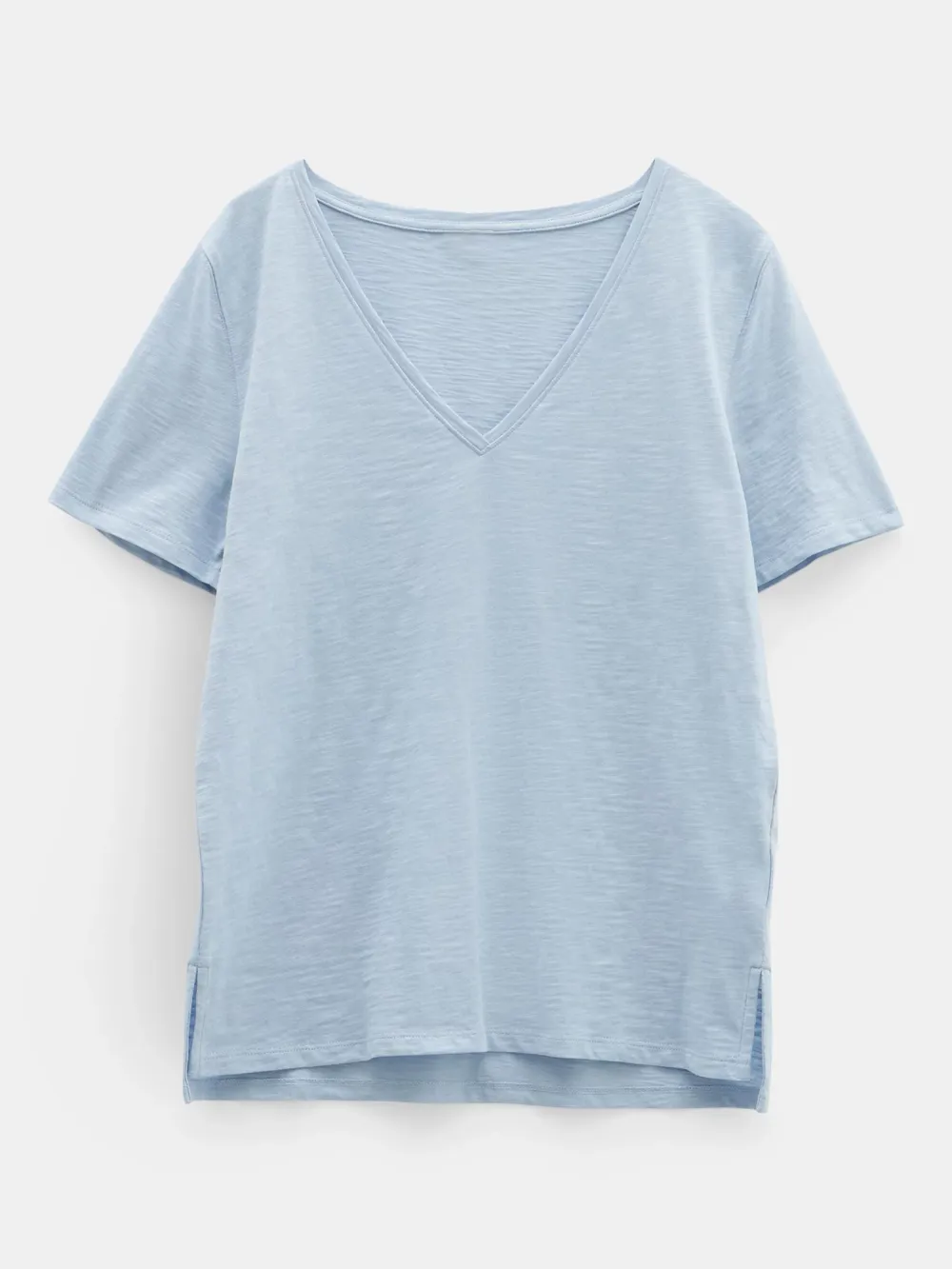 Kali Cotton Slub V-Neck T-Shirt